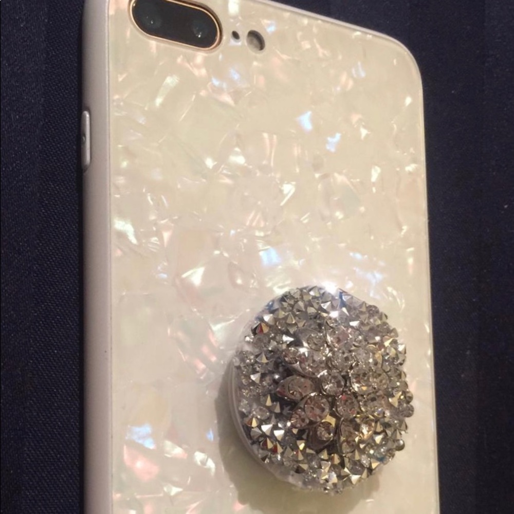 Pop Botton for any cel phone Rhinestone